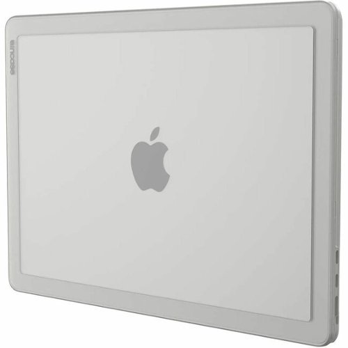 Incase - Hardshell MacBook Air Case - For Apple MacBook Air - Clear - Matte - Scratch Resistant, Fingerprint Resistant - Gray/Clear-Front_Standard 