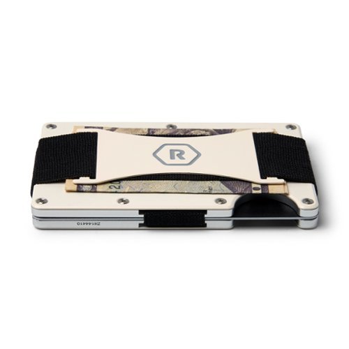 The Ridge Wallet MONACO CASH STRAP - White GLOBAL SHIPPING