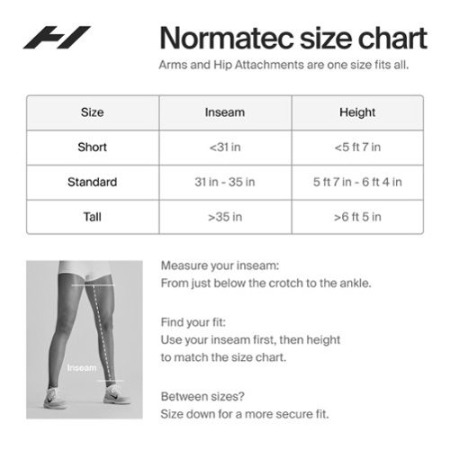 Hyperice Normatec Elite Regular - Black WORLDWIDE DELIVERY