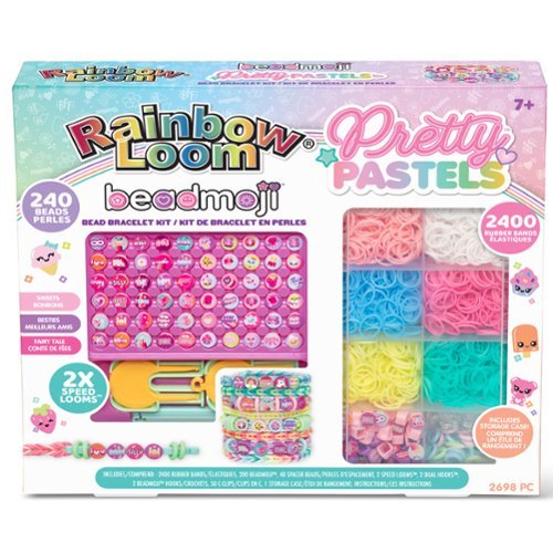Choon's Design - Beadmoji Pretty Pastels Bead Bracelet Kit, 2698 Pieces