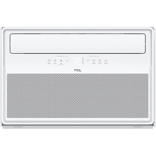 TCL - Q-Series 350 Sq. Ft. 8,000 BTU Smart Window Air Conditioner - White