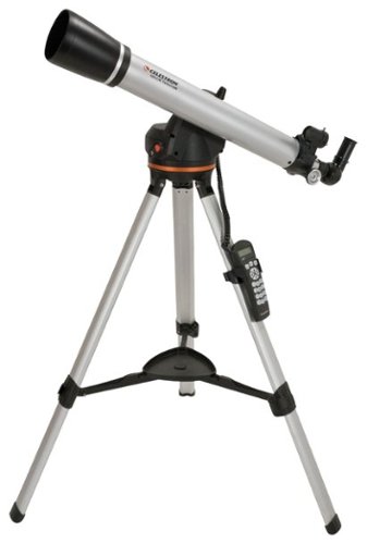 Celestron - 60LCM Computerized Refractor Telescope - Silver-Angle_Standard 