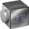 Sony - AM/FM Dual-Alarm Clock Radio - Black/Silver-Front_Standard