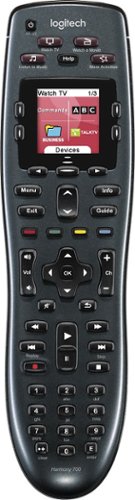  Logitech - Harmony 700 8-Device Universal Remote - Black