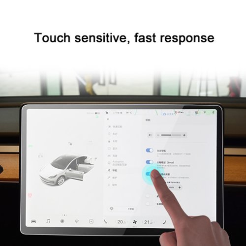 SaharaCase ZeroDamage Ultra Strong Tempered Glass Screen Protector for Tesla Model 3 and Model Y - Clear HOW TO BUY