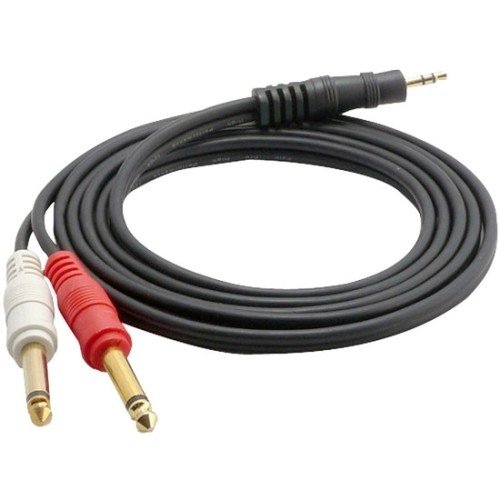 PYLE - PCBL43FT6 Y Audio Cable Adapter - Black