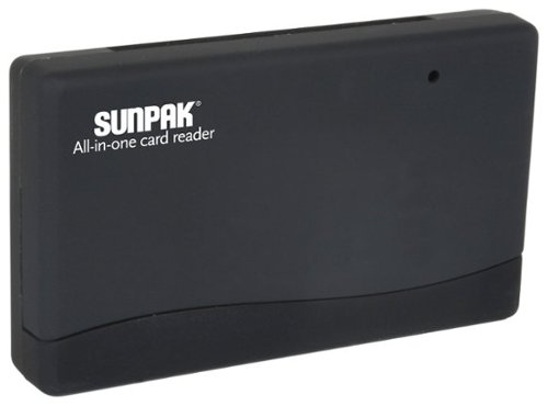  Sunpak - All-in-One USB 2.0 Memory Card Reader - Black
