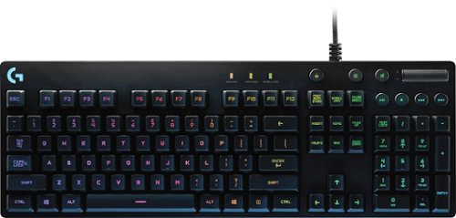  Logitech - RGB G810 Orion Spectrum Gaming Keyboard - Black