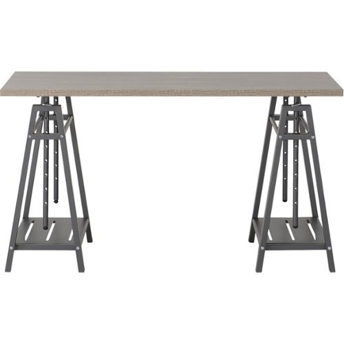 Homestar - Multifunctional Desk - Reclaimed Wood-Front_Standard 