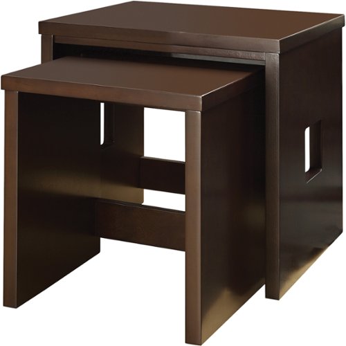  Thomasville - Gallery collection Nesting End Tables - Weathered Ash