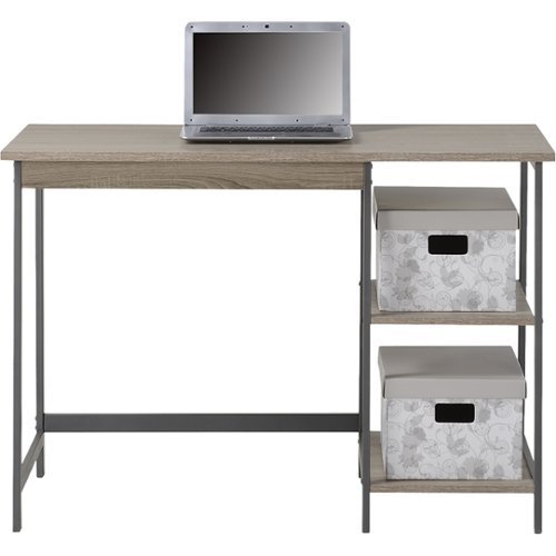 Homestar - Laptop Desk with Bookcase - Reclaimed Wood