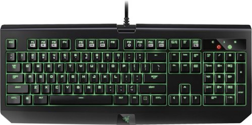  Razer - BlackWidow Ultimate 2016 Edition Wired Gaming Mechanical Switch Keyboard with Back Lighting - Black