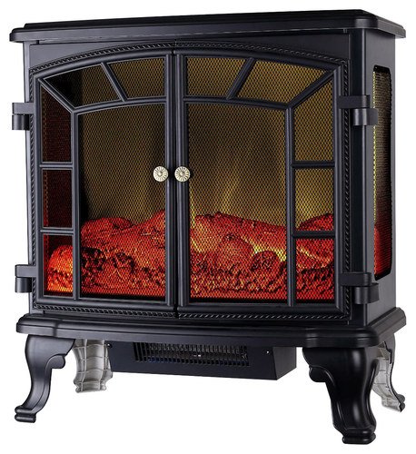  Global Air - Deluxe Stove Heater - Black