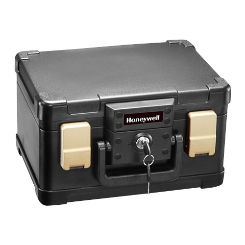  Honeywell - 0.15 Cu. Ft. Fire- and Water-Resistant Security Chest