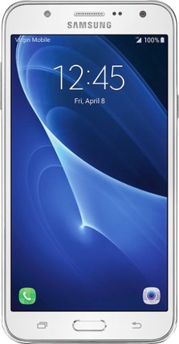  Virgin Mobile - Samsung GALAXY J7 (2016) 4G LTE with 16GB Memory Prepaid Cell Phone - White