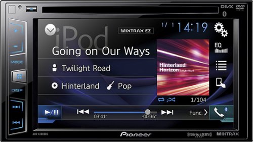  Pioneer - 6.2&quot; - CD/DVD - Built-in Bluetooth - Apple® iPod®- and Satellite Radio-Ready - In-Dash Receiver - Black
