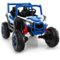 Gymax - 24V Kids Ride on UTV w/ 4 x 100W Powerful Engine Remote Control High/Low Speed Navy - Navy, Black-Front_Standard