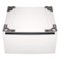 27-in Wide Laundry Pedestal with Storage Drawer for select LG Stackable Washers and Dryers - Alpine White-Front_Standard