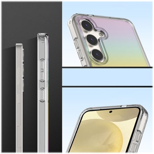 SaharaCase Hybrid-Flex Hard Shell Series Case for Samsung Galaxy S24 - Transparent Gradient SHOP ONLINE