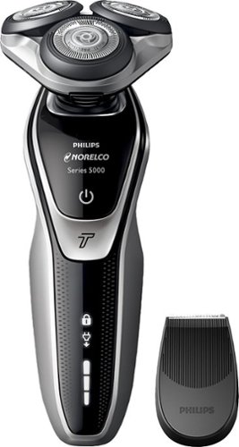  Philips Norelco - 5500 Wet/Dry Electric Shaver - Super Nova Silver