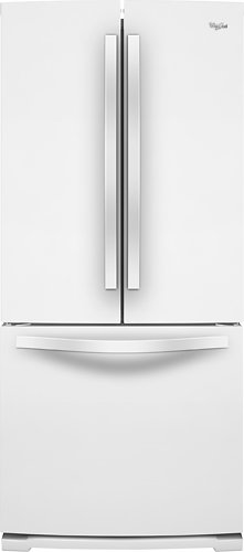  Whirlpool - 19.6 Cu. Ft. French Door Refrigerator - White