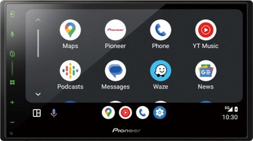 Pioneer 6.8 – Wired Android Auto and Wired Apple CarPlay Bluetooth Digital Media (DM) Receiver Maestro Compatible HD Radio - Black WORLDWIDE DELIVERY