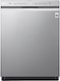 LG - 24" Front-Control Built-In Dishwasher with Stainless Steel Tub, QuadWash, 48 dBa - Stainless Steel-Front_Standard 