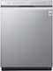 LG - 24" Front-Control Built-In Dishwasher with Tub, QuadWash, 48 dBa - Stainless Steel-Front_Standard