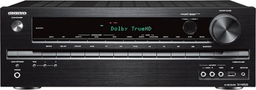  Onkyo - 575W 5.2-Ch. Network-Ready 4K Ultra HD and 3D Pass-Through A/V Home Theater Receiver - Black