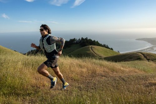 Garmin Instinct Crossover AMOLED GPS Smartwatch 47 mm Fiber-reinforced Polymer - Charcoal with charcoal silicone band - (2025) BUY IN AUSTRALIA