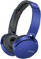 Sony - XB650BT Over-the-Ear Wireless Headphones - Blue-Front_Standard