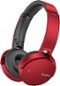 Sony - XB650BT Over-the-Ear Wireless Headphones - Red-Front_Standard