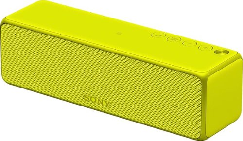 Sony - HG1 Hi-Res Portable Wireless Speaker - Yellow-Front_Standard 