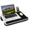 LapGear - Home Office Pro Lap Desk (Fits up to 15.6" Laptop) - White Marble-Front_Standard