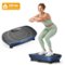 MERACH - CV30 Slim Vibration Plate Quiet Compact Vibration Plateform Exercise Machine - Blue-Front_Standard