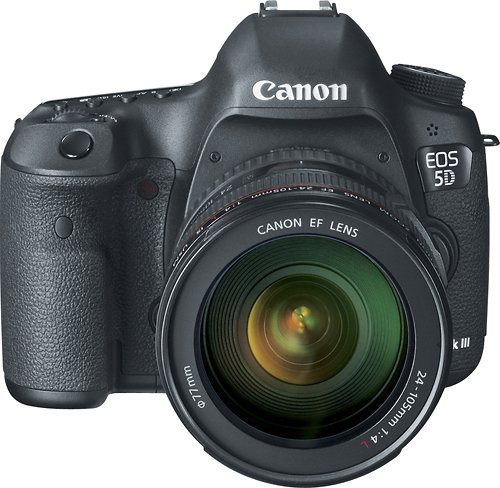  Canon - EOS 5D Mark III DSLR Camera with 24-105mm f/4L IS Lens - Black