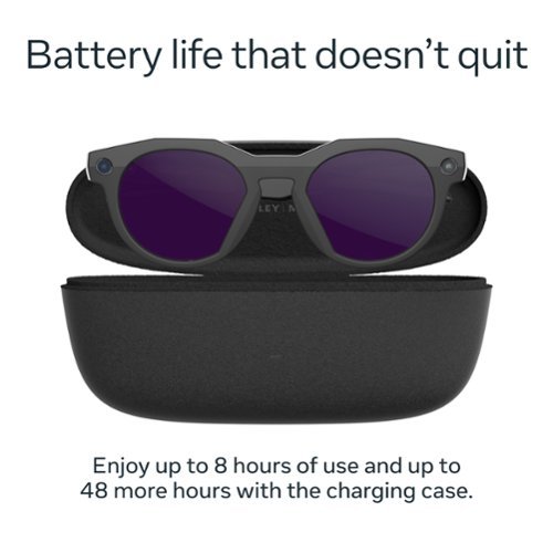 Oakley Meta HSTN glasses - with Meta AI, Audio, Photo, Video Compatibility - Clear to Amethyst Transitions Lenses - Black WORLDWIDE DELIVERY