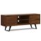 Simpli Home - Lowry 63 inch Wide Modern Industrial TV Media Stand For TVs up to 70 inches - Walnut-Front_Standard