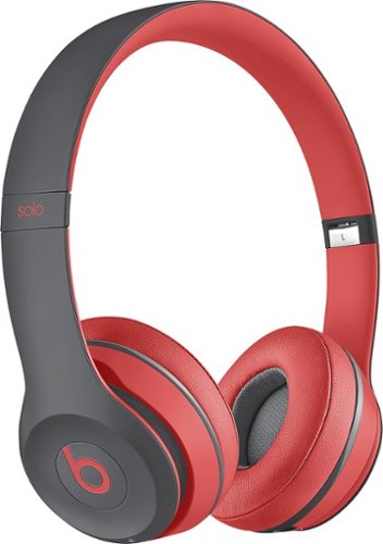 Beats - Geek Squad Certified Refurbished Solo2 Wireless Headphones, Active Collection - Red-Angle_Standard