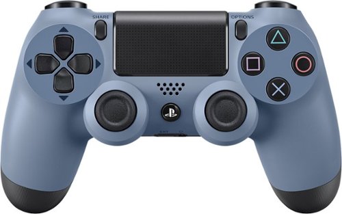  Sony - DUALSHOCK 4 Limited Edition Uncharted 4 Wireless Controller for PlayStation 4 - Gray Blue