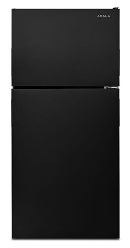 Amana - 18.2 Cu. Ft. Top-Freezer Refrigerator - Black