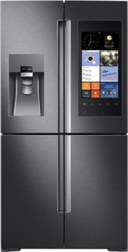  Samsung - Family Hub 27.9 Cu. Ft. 4-Door Flex Smart French Door Refrigerator