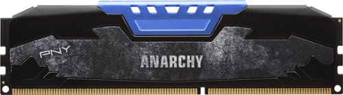  PNY - Anarchy 2-Pack 4GB PC3-17000 DDR3 DIMM Desktop Memory Kit - Blue