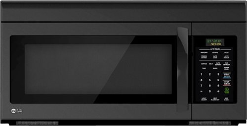  LG - 1.6 Cu. Ft. Over-the-Range Microwave - Smooth Black