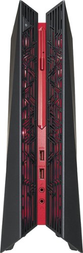  ASUS - Desktop - Intel Core i7 - 16GB Memory - 1TB Hard Drive + 256GB Solid State Drive - Black/Red