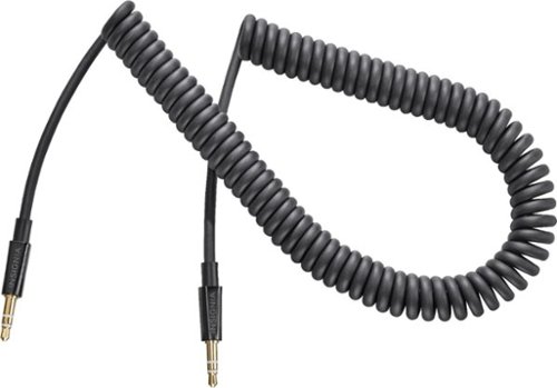  Insignia™ - 9' Coiled Audio Cable - Black