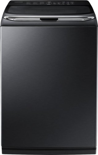  Samsung - Activewash 5.0 Cu. Ft. 12-Cycle High-Efficiency Top-Loading Washer - Black Stainless Steel