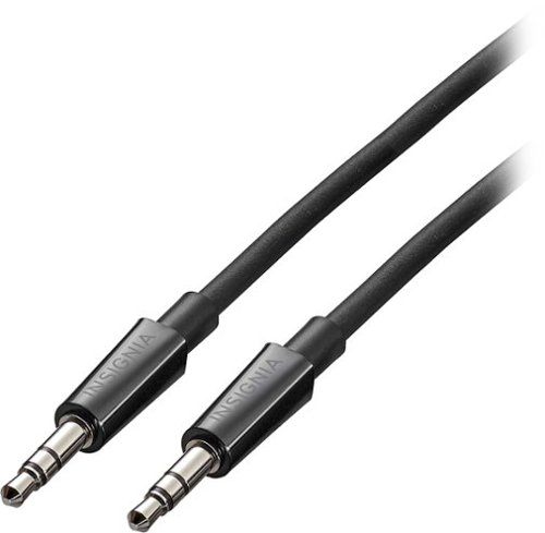  Insignia™ - 6' Coiled Audio Cable - Black