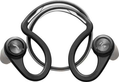  Plantronics - BackBeat FIT Special Edition Wireless Behind-the-Neck Headphones - Black/Silver