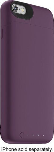  mophie - Juice Pack External Battery Case for Apple® iPhone® 6 and 6s - Purple